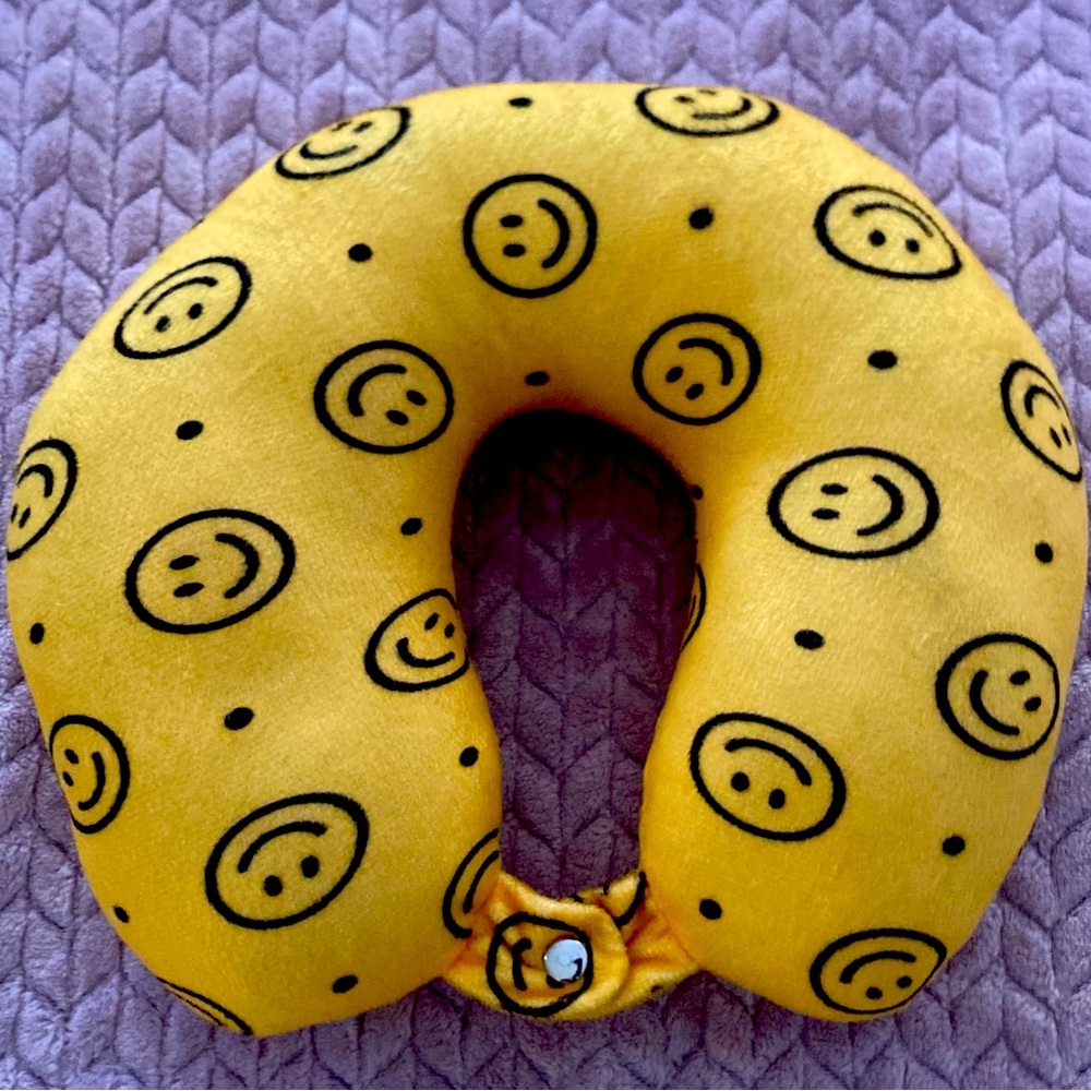 TWO Neck pillows for kids or adults w a keychain NWT